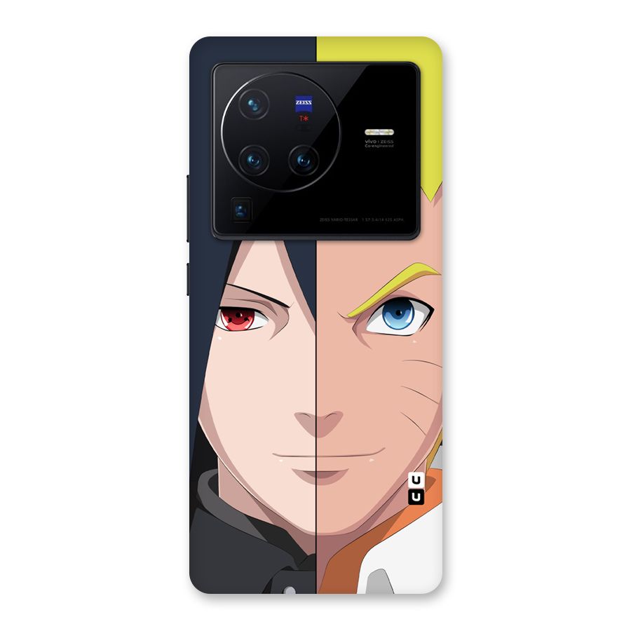 Naruto and Sasuke Back Case for Vivo X80 Pro
