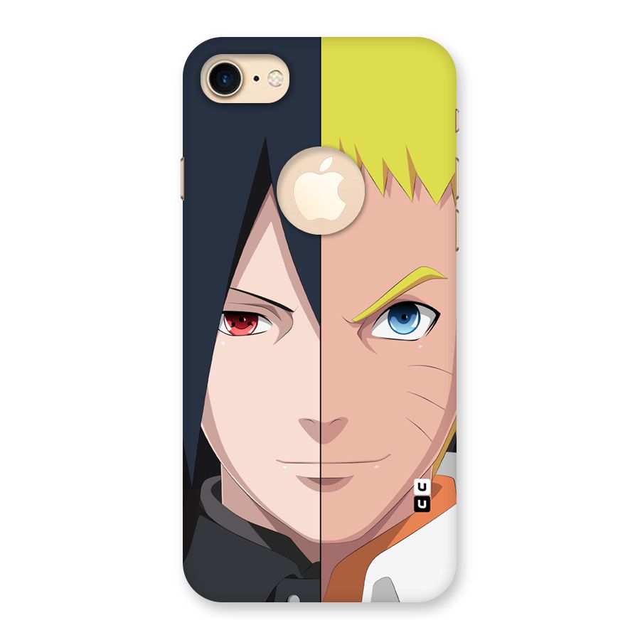 Naruto and Sasuke Back Case for iPhone 7 Logo Cut