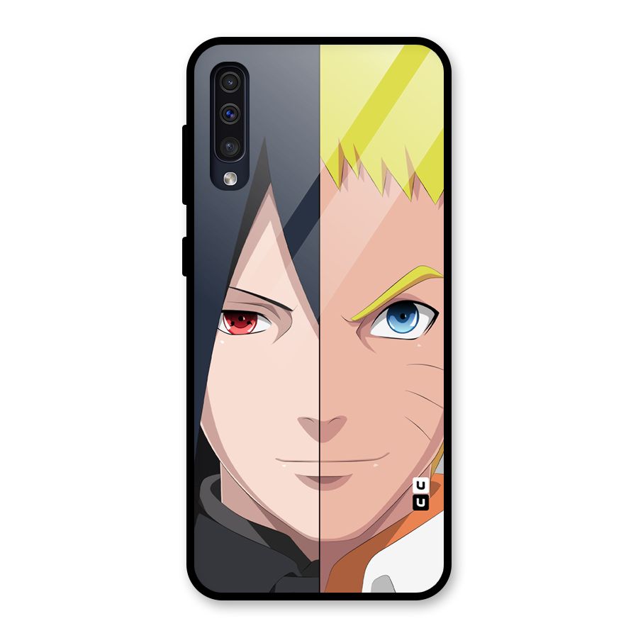 Naruto and Sasuke Glass Back Case for Galaxy A50