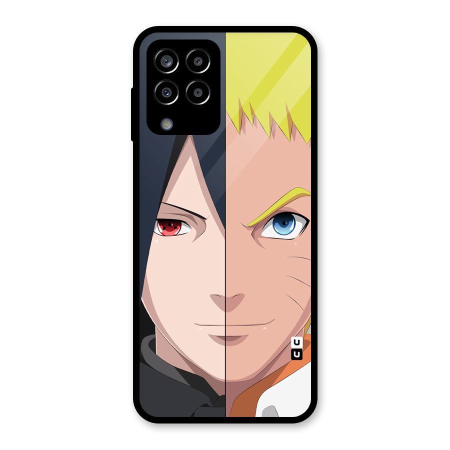 Naruto and Sasuke Glass Back Case for Galaxy M33
