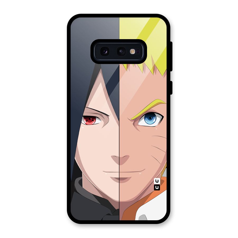 Naruto and Sasuke Glass Back Case for Galaxy S10e