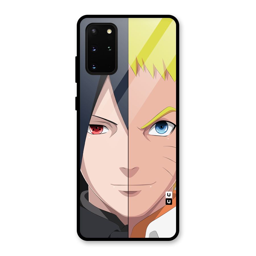 Naruto and Sasuke Glass Back Case for Galaxy S20 Plus