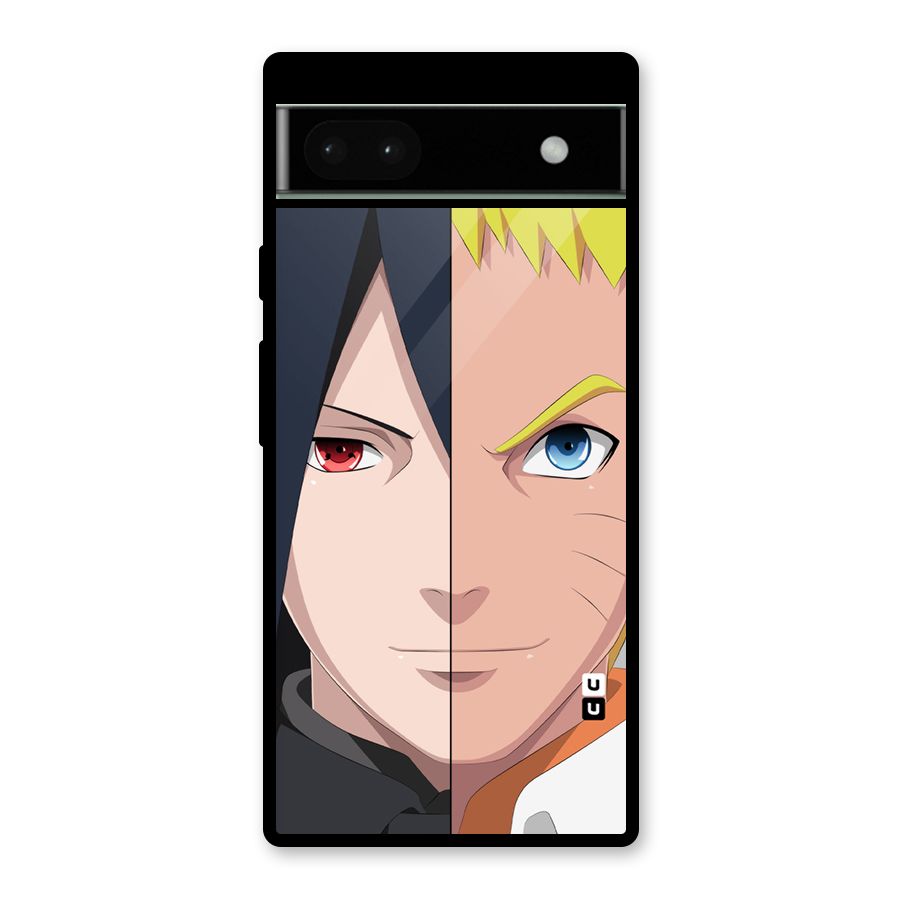 Naruto and Sasuke Glass Back Case for Google Pixel 6a
