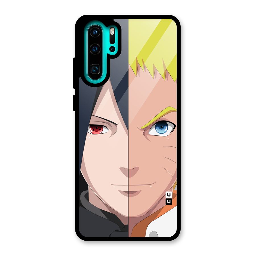 Naruto and Sasuke Glass Back Case for Huawei P30 Pro