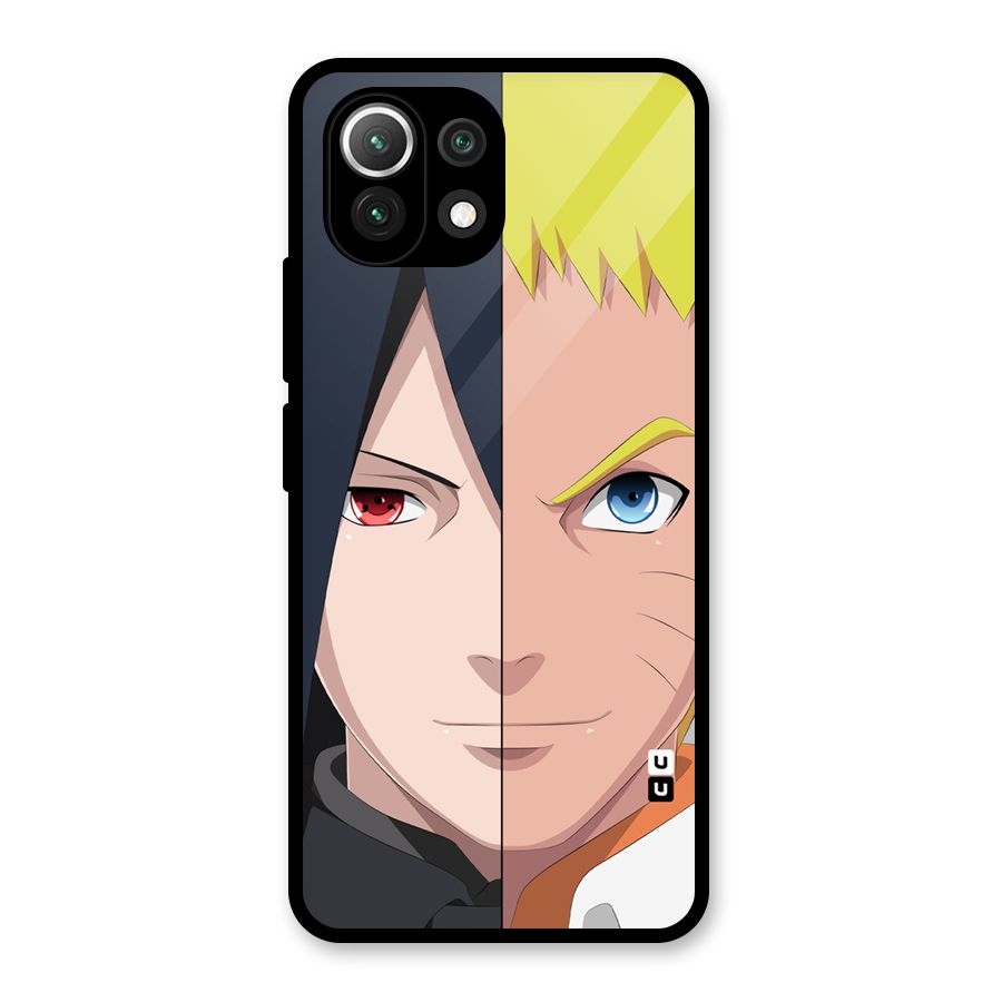 Naruto and Sasuke Glass Back Case for Mi 11 Lite NE 5G