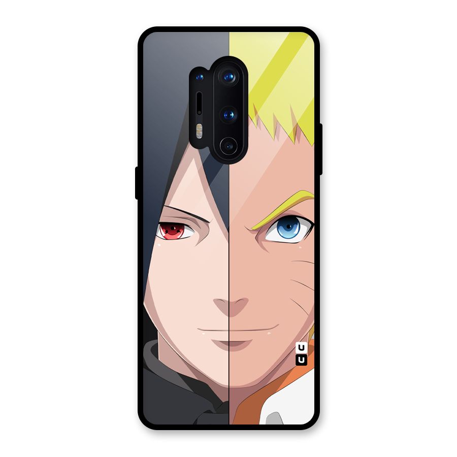 Naruto and Sasuke Glass Back Case for OnePlus 8 Pro