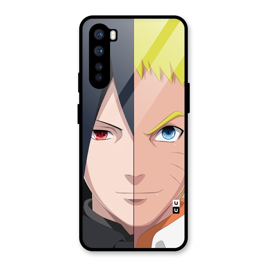 Naruto and Sasuke Glass Back Case for OnePlus Nord