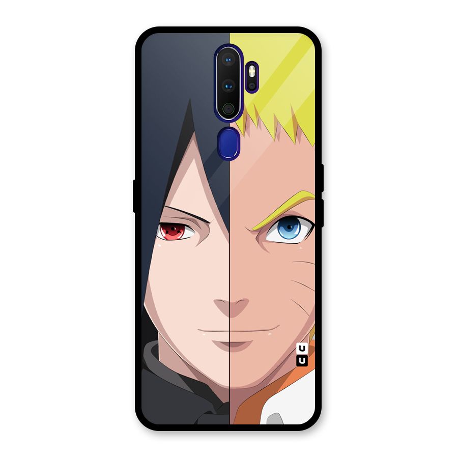 Naruto and Sasuke Glass Back Case for Oppo A9 (2020)