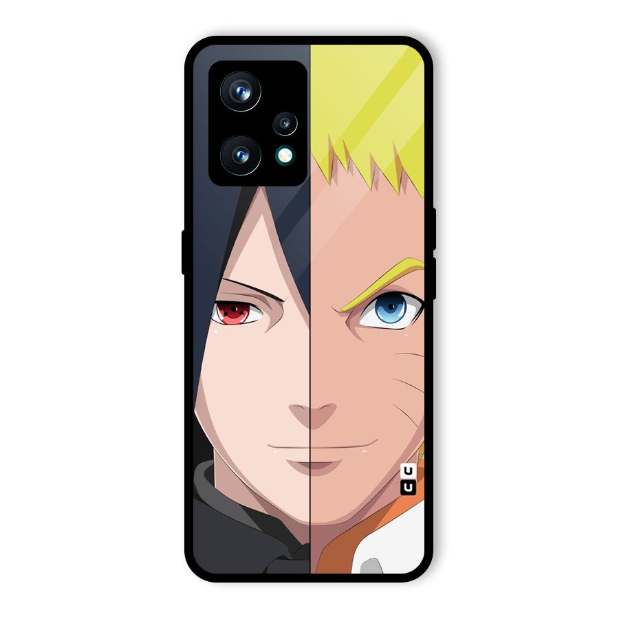 Naruto and Sasuke Glass Back Case for Realme 9