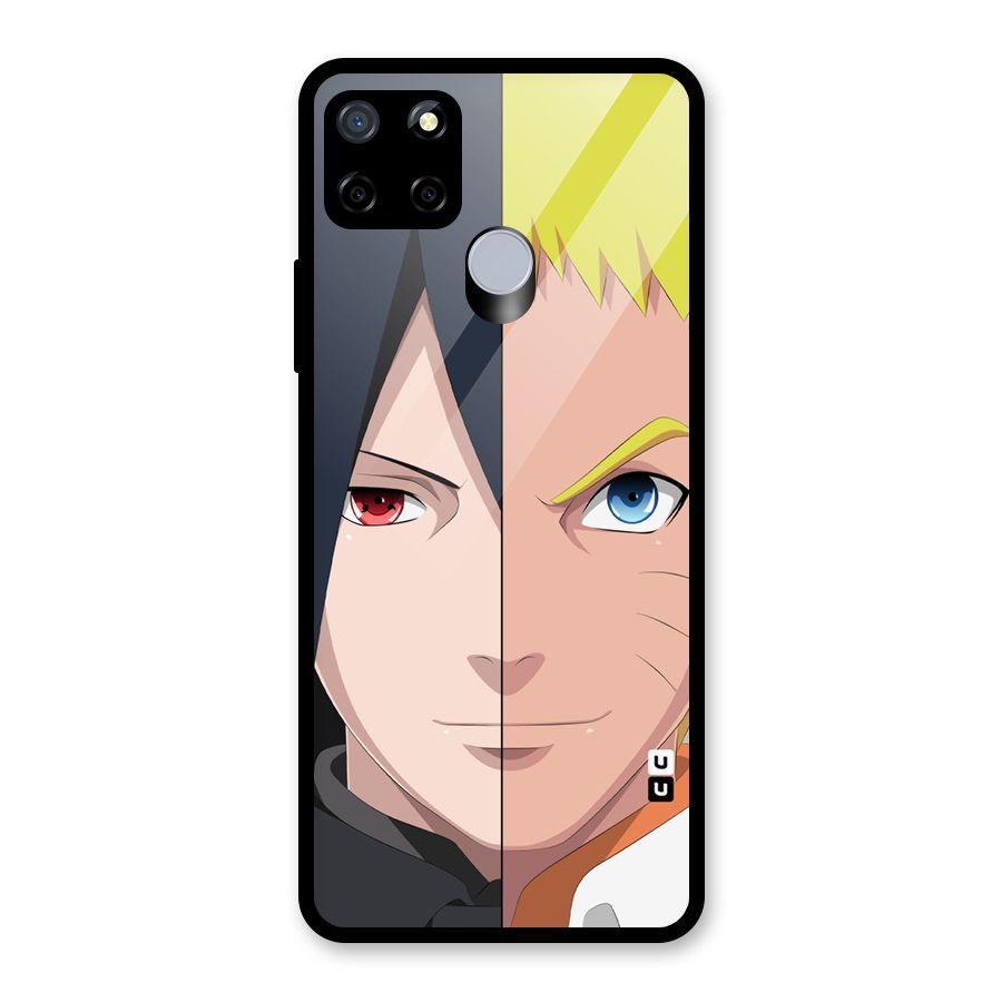 Naruto and Sasuke Glass Back Case for Realme C12