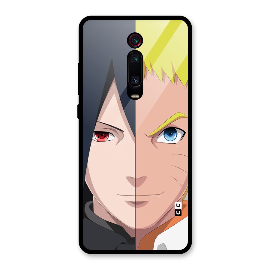 Naruto and Sasuke Glass Back Case for Redmi K20