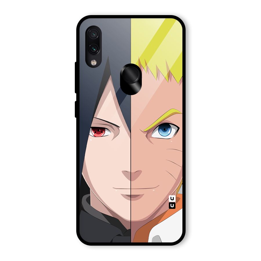 Naruto and Sasuke Glass Back Case for Redmi Note 7 Pro