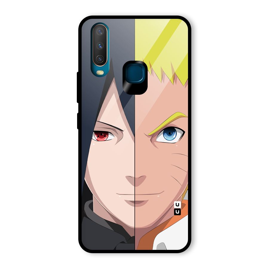 Naruto and Sasuke Glass Back Case for Vivo U10