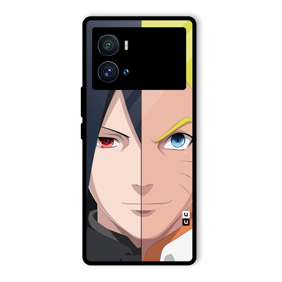 Naruto and Sasuke Glass Back Case for Vivo iQOO 9 Pro