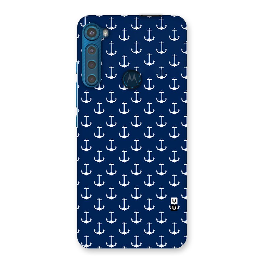 Nautical Pattern Back Case for Motorola One Fusion Plus