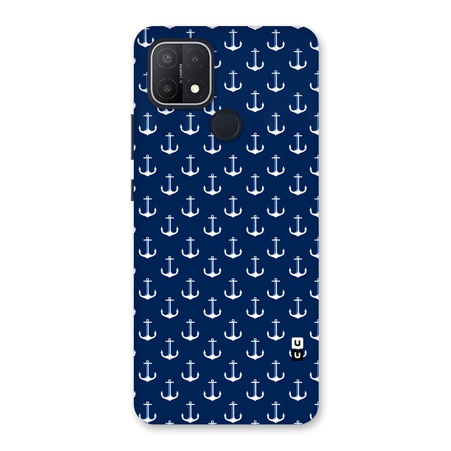 Nautical Pattern Back Case for Oppo A15s