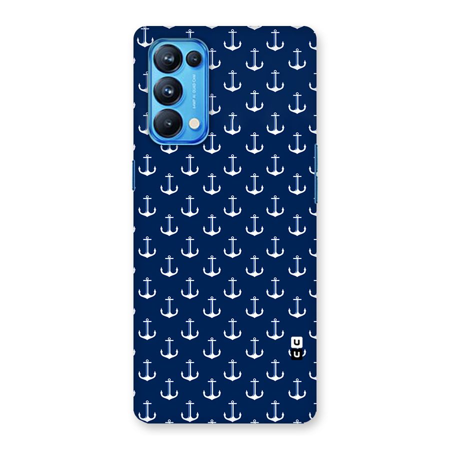Nautical Pattern Back Case for Oppo Reno5 Pro 5G