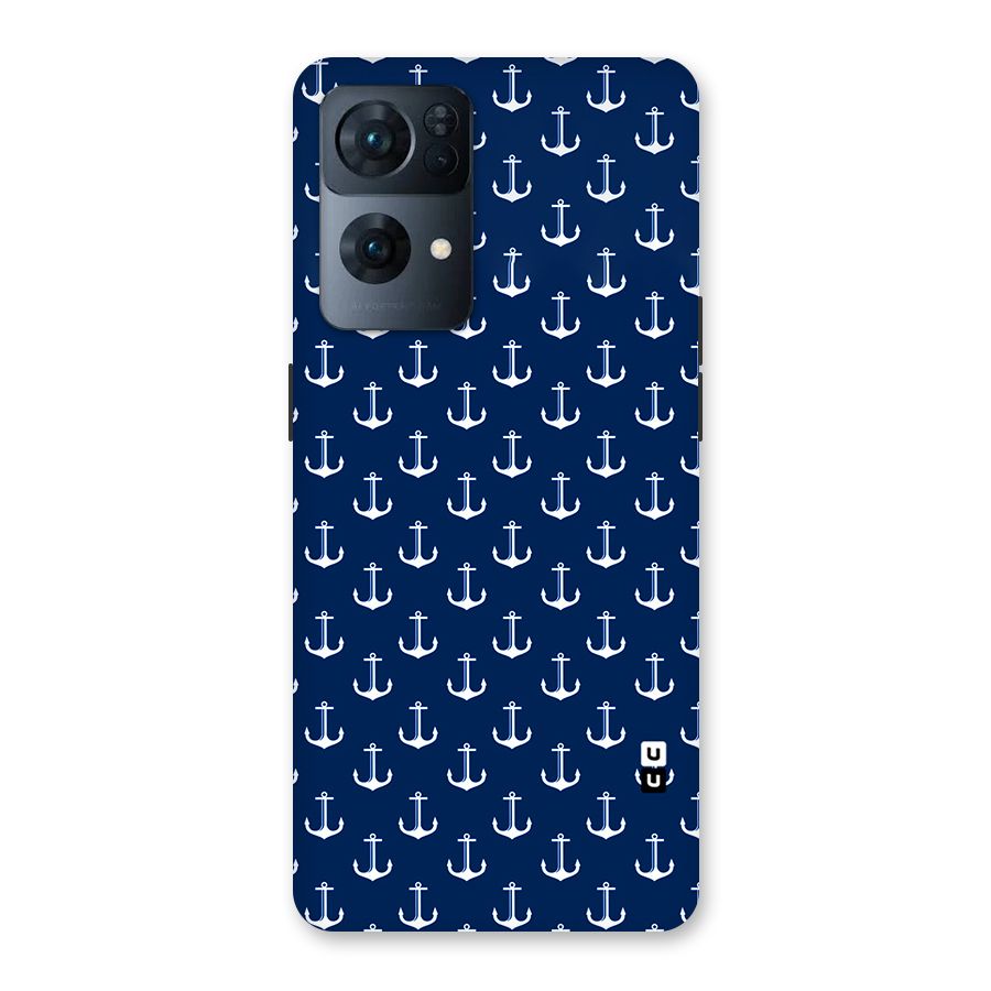 Nautical Pattern Back Case for Oppo Reno7 Pro 5G