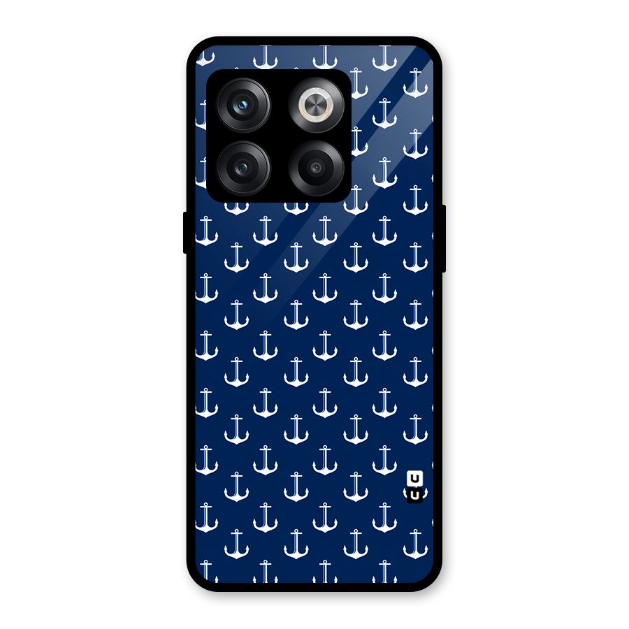 Nautical Pattern Glass Back Case for OnePlus 10T
