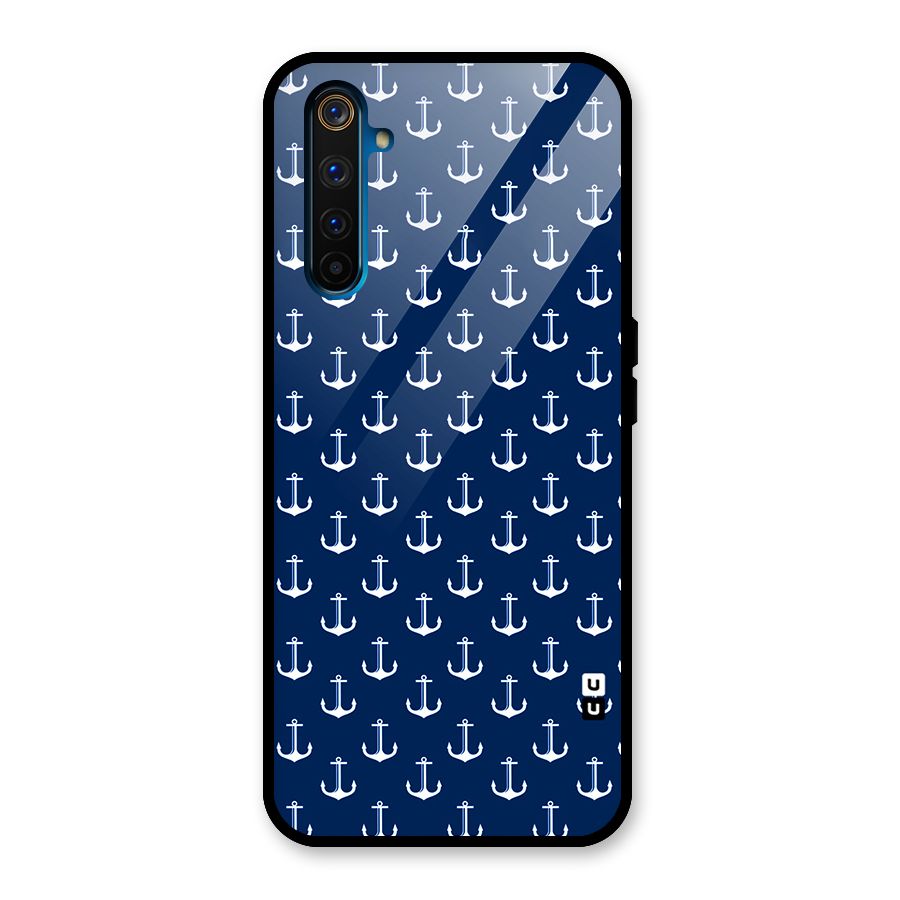 Nautical Pattern Glass Back Case for Realme 6 Pro