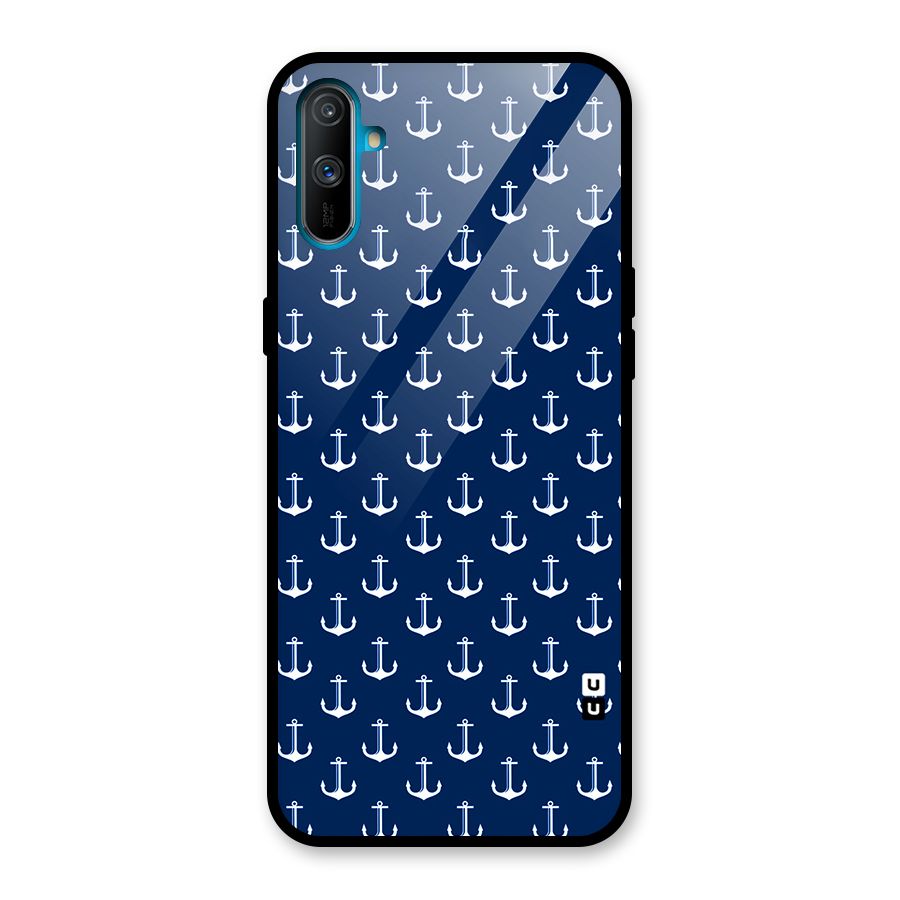 Nautical Pattern Glass Back Case for Realme C3