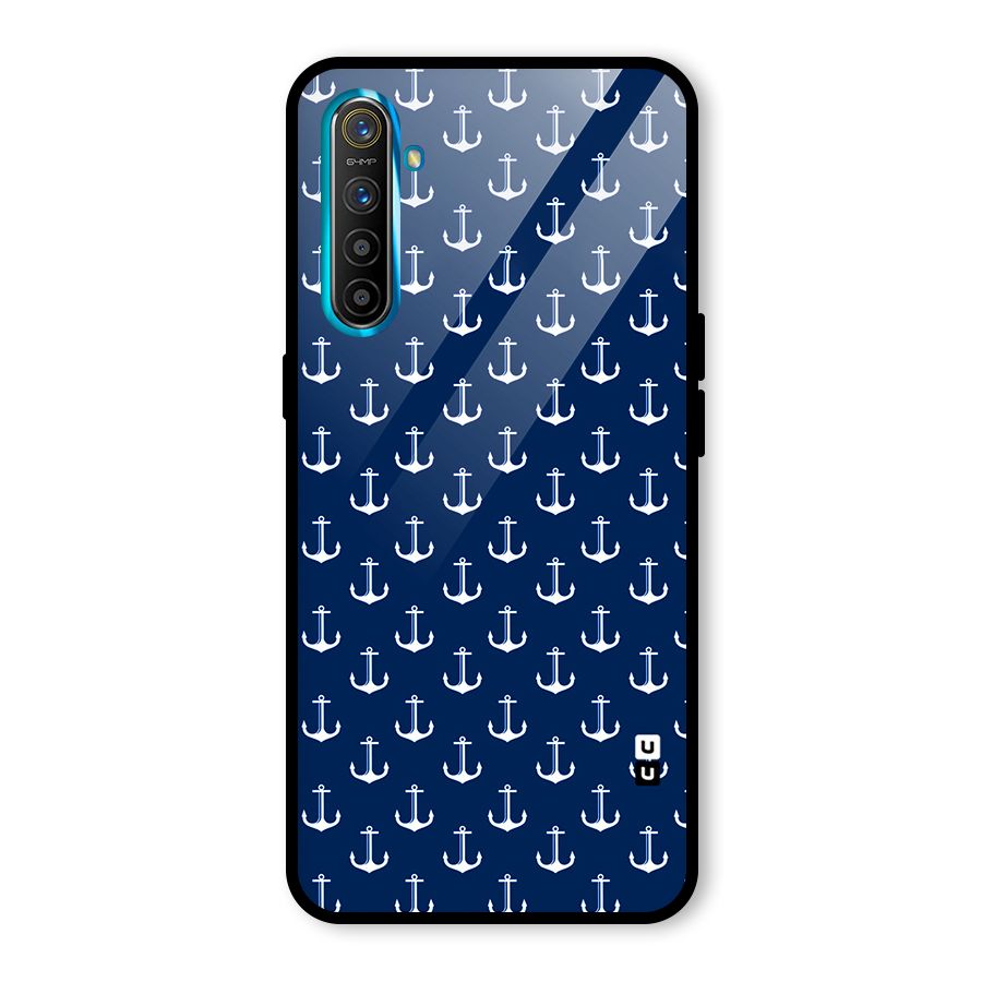 Nautical Pattern Glass Back Case for Realme X2