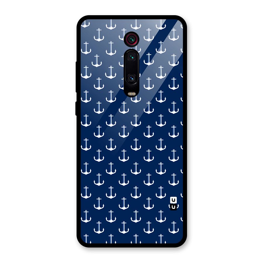 Nautical Pattern Glass Back Case for Redmi K20 Pro