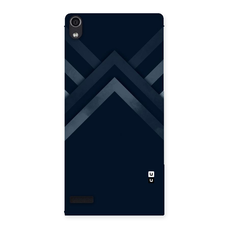 Navy Blue Arrow Back Case for Ascend P6