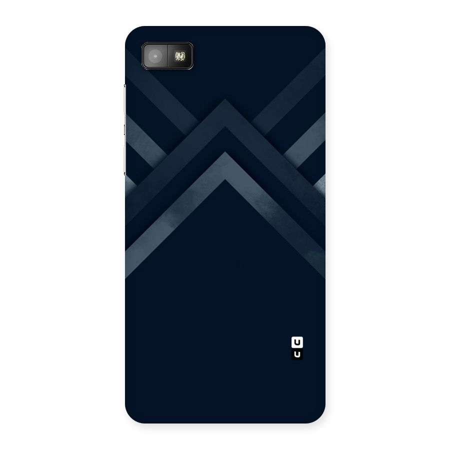 Navy Blue Arrow Back Case for Blackberry Z10