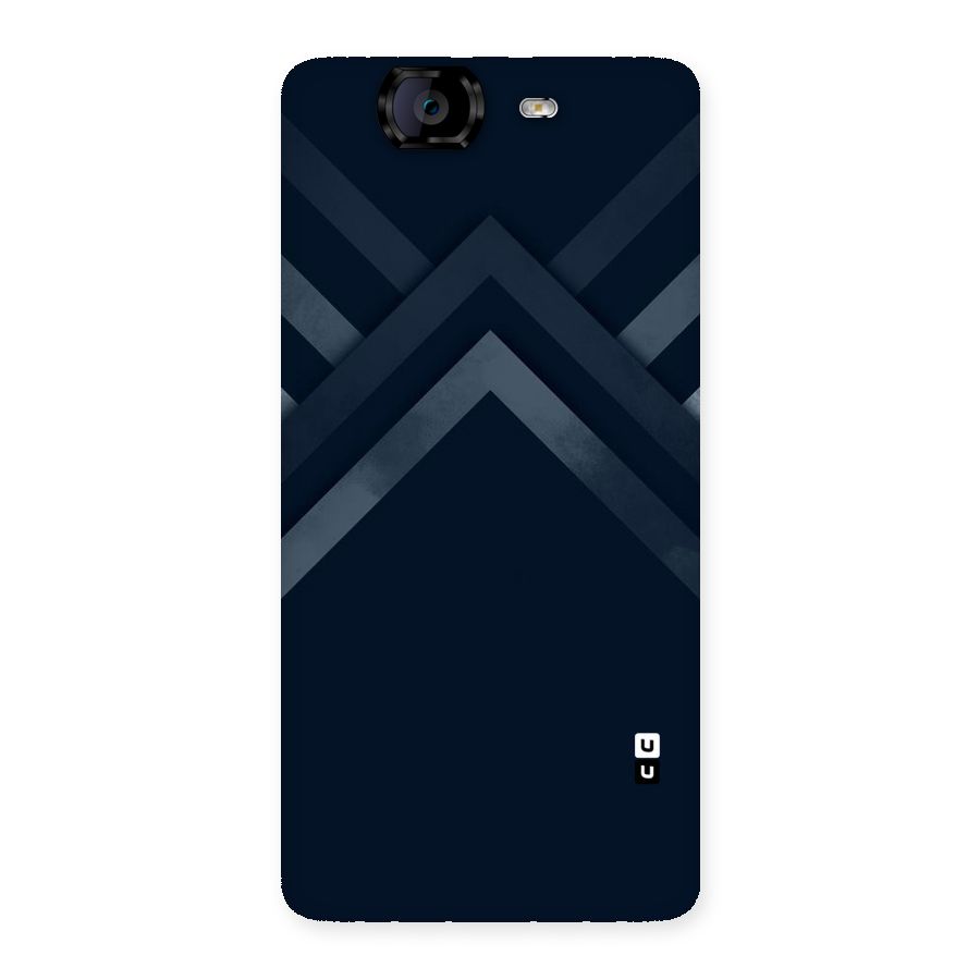 Navy Blue Arrow Back Case for Canvas Knight A350