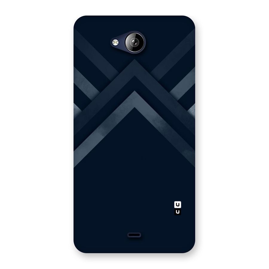 Navy Blue Arrow Back Case for Canvas Play Q355