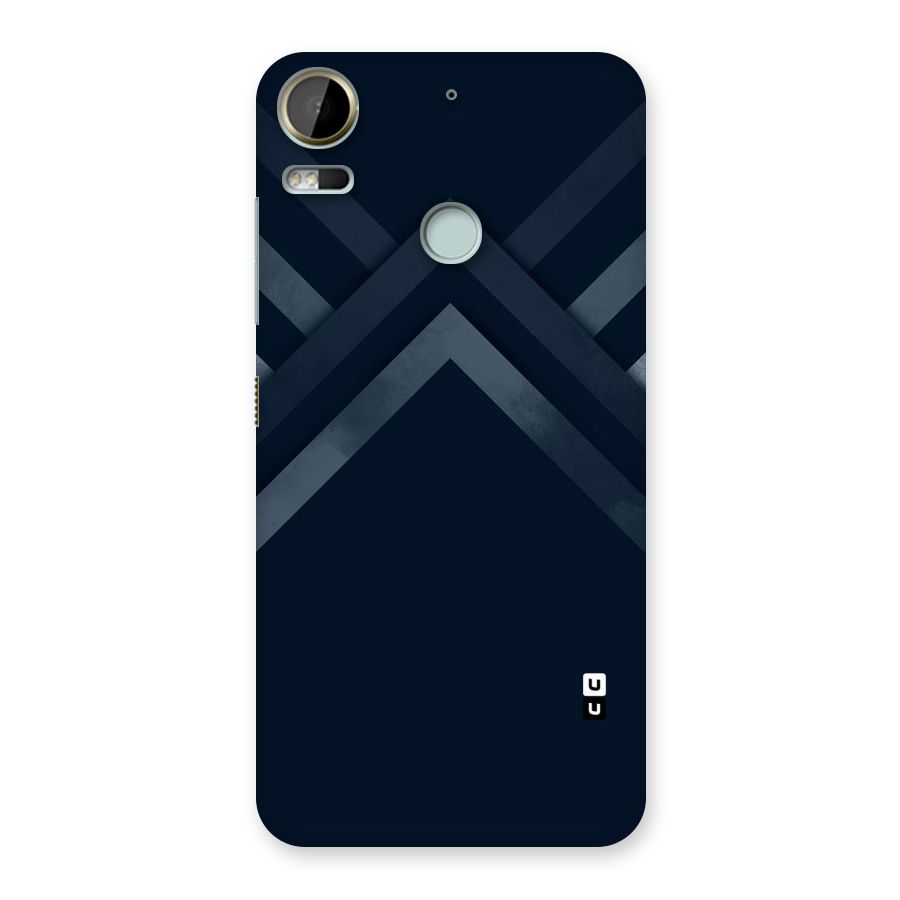 Navy Blue Arrow Back Case for Desire 10 Pro