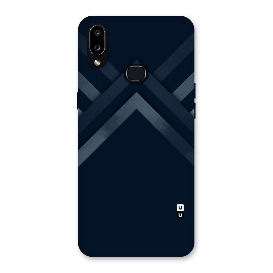 Navy Blue Arrow Back Case for Galaxy A10s