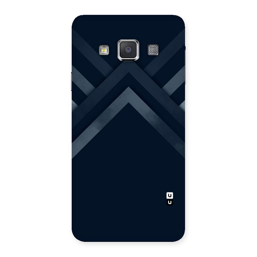 Navy Blue Arrow Back Case for Galaxy A3