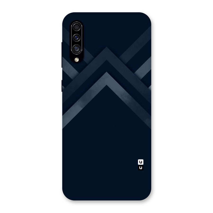Navy Blue Arrow Back Case for Galaxy A30s