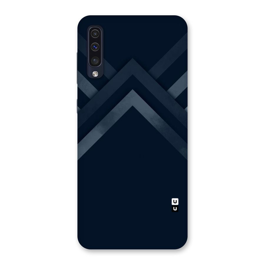 Navy Blue Arrow Back Case for Galaxy A50s