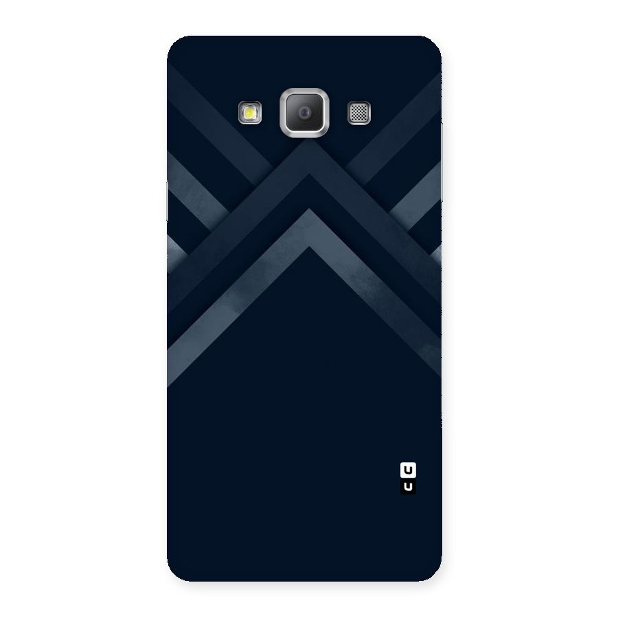 Navy Blue Arrow Back Case for Galaxy A7