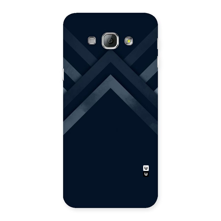 Navy Blue Arrow Back Case for Galaxy A8