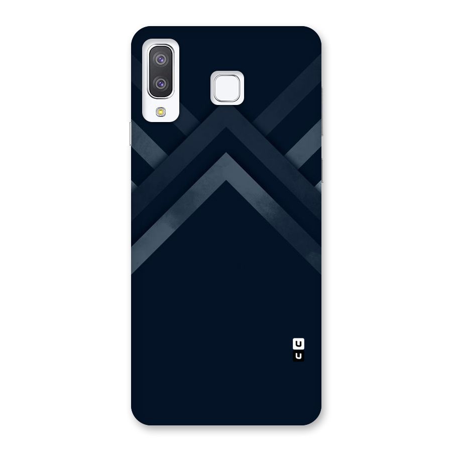 Navy Blue Arrow Back Case for Galaxy A8 Star