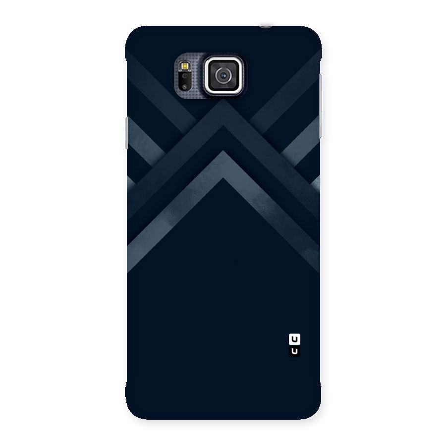 Navy Blue Arrow Back Case for Galaxy Alpha