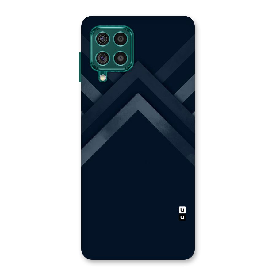 Navy Blue Arrow Back Case for Galaxy F62