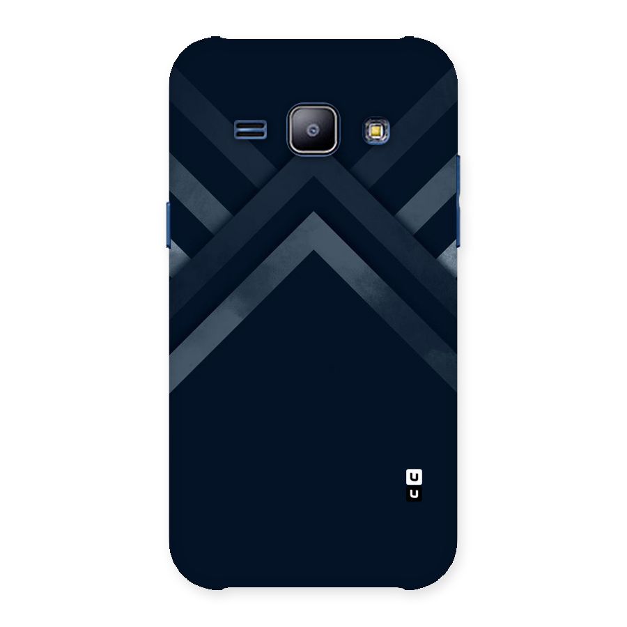 Navy Blue Arrow Back Case for Galaxy J1