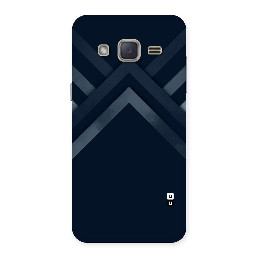 Navy Blue Arrow Back Case for Galaxy J2