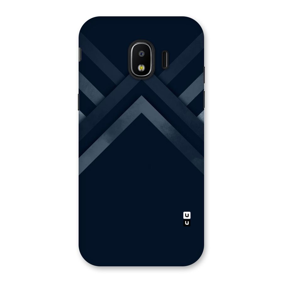 Navy Blue Arrow Back Case for Galaxy J2 Pro 2018