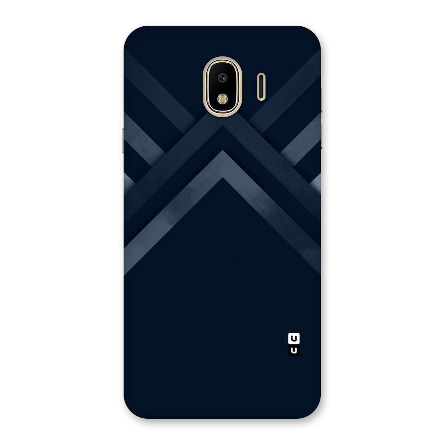 Navy Blue Arrow Back Case for Galaxy J4