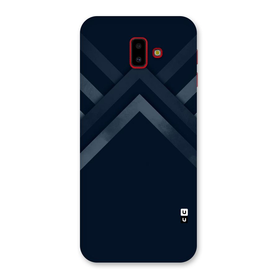 Navy Blue Arrow Back Case for Galaxy J6 Plus