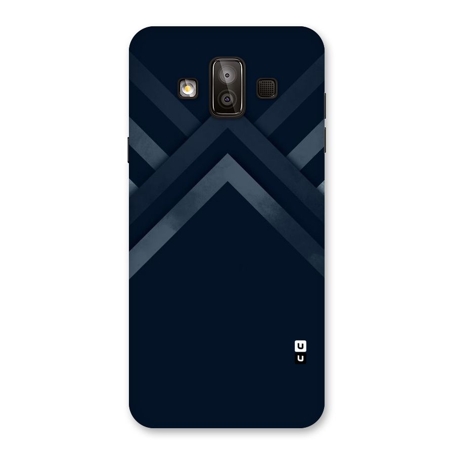 Navy Blue Arrow Back Case for Galaxy J7 Duo