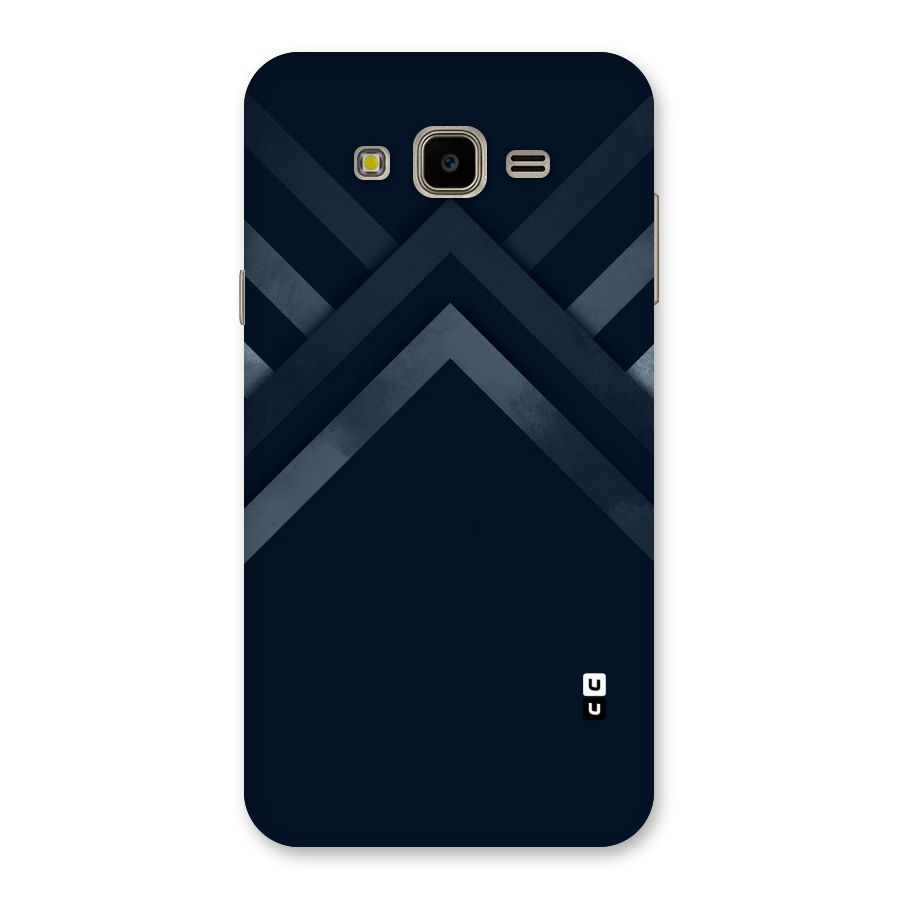 Navy Blue Arrow Back Case for Galaxy J7 Nxt