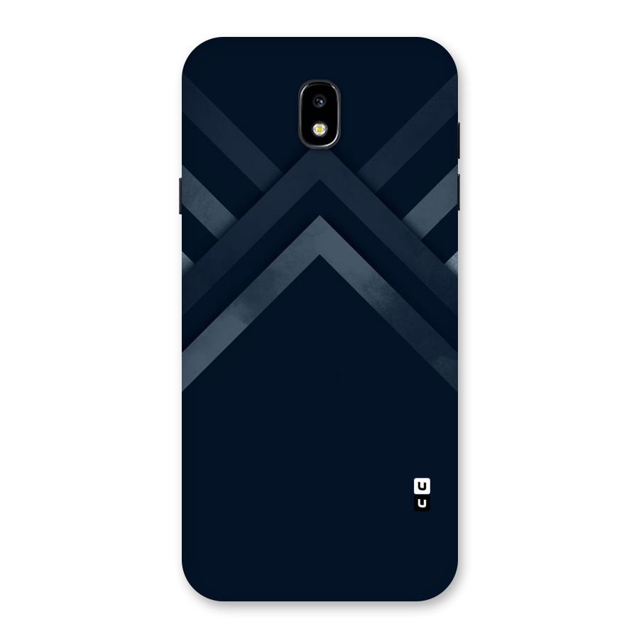 Navy Blue Arrow Back Case for Galaxy J7 Pro