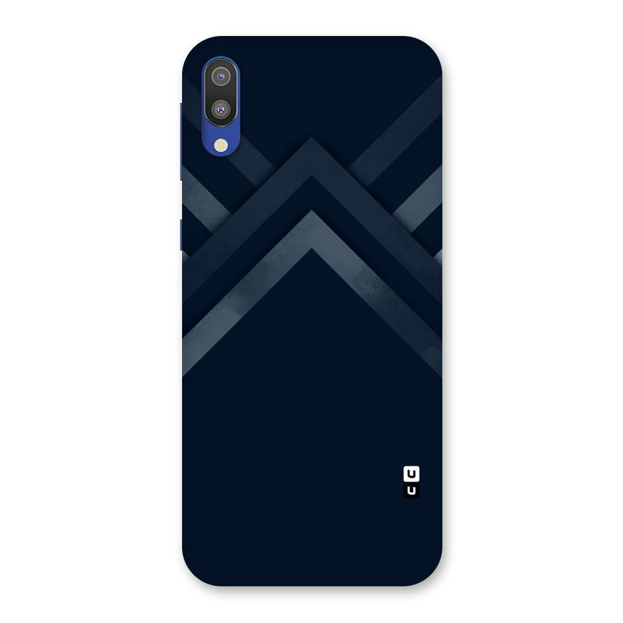 Navy Blue Arrow Back Case for Galaxy M10
